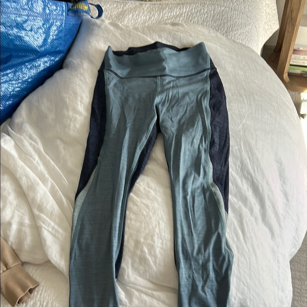 OV Blue and Gray Leggings